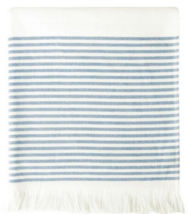 Croscill Coastal Beach Stripe Hand Towels Set of 2 Towels 100% Cotton 30x16&quot; - £27.09 GBP