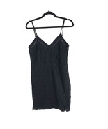Fashion Nova Mini Dress Lace Overlay Sleeveless V Neck Black 1X - £9.94 GBP