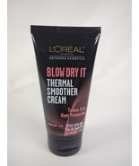 L&#39;OREAL Paris Blow Dry It Thermal Smoother Cream 5.1 Oz Tames Frizz Heat... - £12.18 GBP