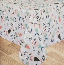Vinyl Printed Tablecloth,60&quot;x84&quot;Oblong, EASTER GNOMES IN BUNNY EARS &amp; CA... - £12.40 GBP