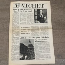 The Hatchet May 6 1971 GEORGE WASH UNIV Newspaper Capital Hill War Protests - £31.46 GBP