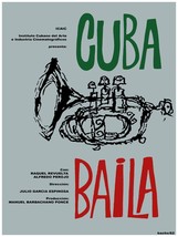 3194.Cuba baila jazz music 18x24 Poster.Trumpet.Home interior design art.Office - $28.00