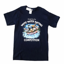 Vintage Disneyland T-Shirt Mickey Goofy Grizzly River Run California Adv... - $44.42