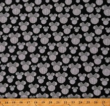 Cotton Minnie Heads Minnie Mouse Disney Kids Fabric Print by the Yard D658.58 - £7.82 GBP