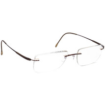 Silhouette Eyeglasses 7719 40 6054 Titan Brown Rimless Frame Austria 54[]19 150 - £141.58 GBP