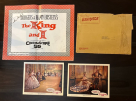 1956 Brynner Kerr Signed Color Photos &amp; Exhibitors Campaign Book King &amp; I No COA - £117.94 GBP