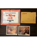 1956 Brynner Kerr Signed Color Photos &amp; Exhibitors Campaign Book King &amp; ... - £118.02 GBP
