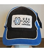 Olympics TORINO Italy 2006 Hat Cap Adjustable Blue Roots Brand New with ... - €21,27 EUR