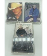 Lot Of Three Vintage Alan Jackson Country One Sealed A Lot About Livin’ ... - $9.49