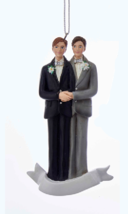 Kurt S. Adler 4.25" Resin Wedding Couple Newlyweds Christmas Ornament Style 3 - £7.89 GBP