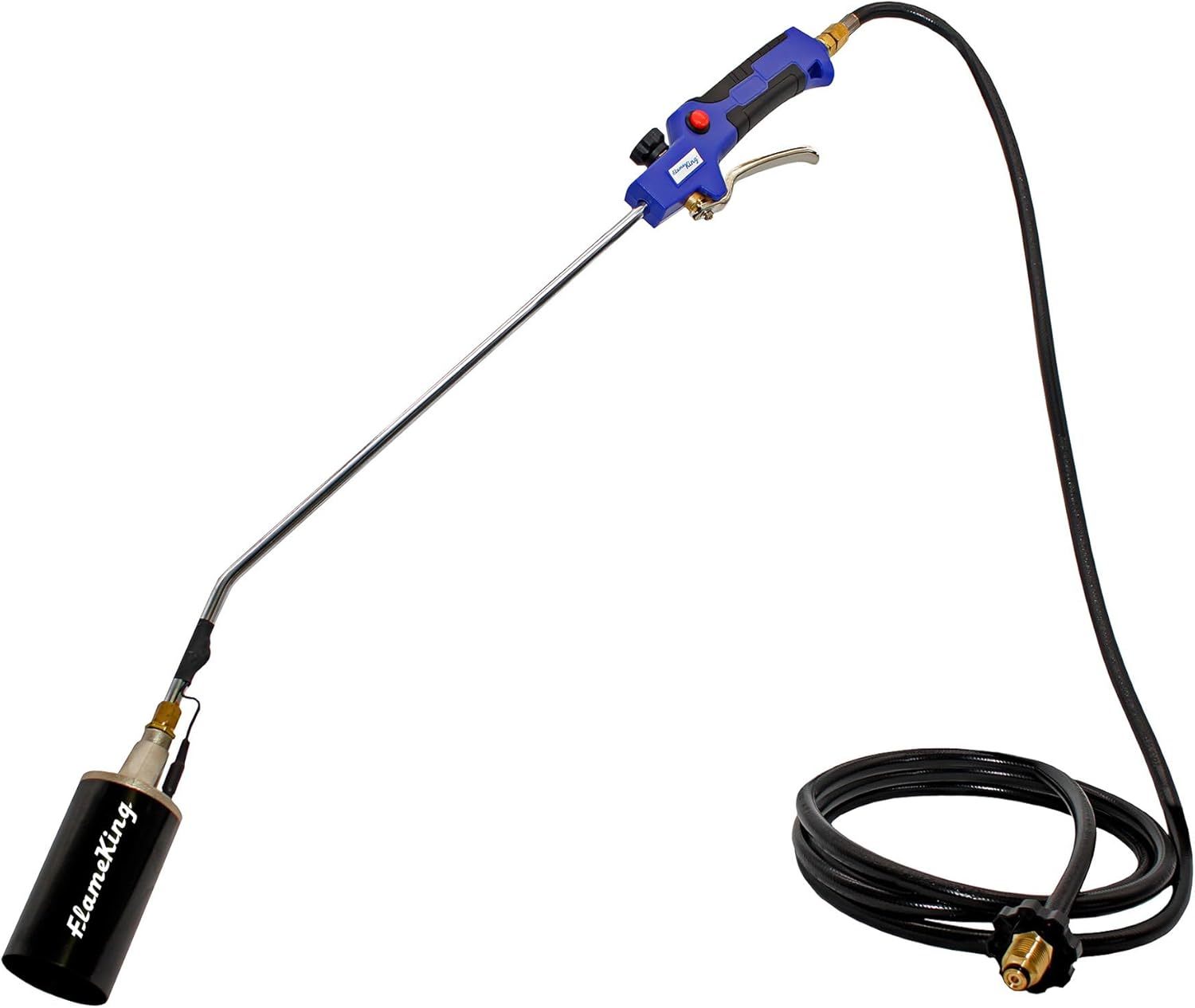 Flame King Propane Torch Kit Heavy Duty Weed Burner, 340,000 Btu With Ba... - $54.93