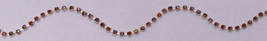 Imported Rhinestone Chain - Amber Iridescent Rhinestones Trim by Yard M216.04 - £10.29 GBP