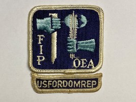 U.S. FORCES DOMINICAN REPUBLIC PATCH AND SEPERATE TAB - £7.82 GBP