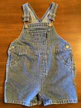 Old Navy Baby Denim Overall Shorts - Size 18-24 month - £7.77 GBP