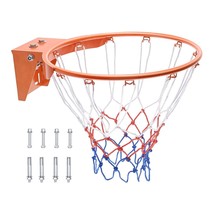 VEVOR Basketball Rim, Wall Door Mounted Basketball Hoop, Heavy Duty Q235 Basketb - £67.79 GBP