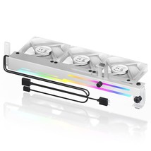 AsiaHorse Graphics Card Cooler with ARGB 5V 3Pin LED and Three 80mm Fans, RGB LE - £43.33 GBP