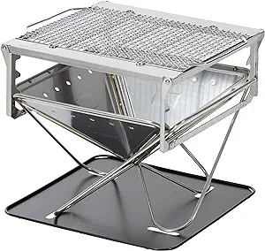 Takibi Fire &amp; Grill - Foldable Fire And Grill, Perfect For Backyards, Pa... - $592.99