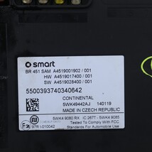 Mercedes Smart ForTwo W451 SAM Module Fuse Box BCM Body Control A4519001902 /001 image 3