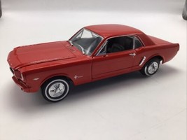 Welly Ford MUSTANG Coupe 22451 1964 1/2 Red 1:24 Scale Model Car Pony Muscle - £13.42 GBP
