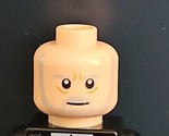 LEGO Star Wars Minifigure Head Light Flesh Gray Beard Eyebrows 2008 2011 - $1.89