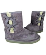 Purple Koolaburra UGG Boots Girls Victoria&#39;Short Winter Womens Size 4 - $34.65