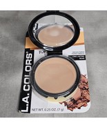 L.A. Colors Pressed Powder CBPP322 TAN w/Compact &amp; Puff Applicator .25 oz - $8.65 CAD