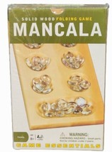 Solid Wood Mancala Folding 48 Multi Colored Stones Cardinal #418001 - £15.81 GBP