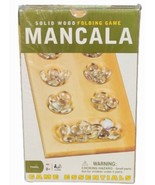 Solid Wood Mancala Folding 48 Multi Colored Stones Cardinal #418001 - $357.18 MXN