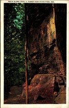 Rock Along Trail Turkey Run State Park Indiana IN UNP WB Postcard B9 - £2.41 GBP