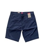 Levis Red Tab Mens XX Navy Blue Stretch Breathable Taper Fit 9&quot; Chino Sh... - $623.15 MXN