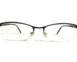 Lindberg Eyeglasses Frames 7130 COL. U14 Matte Purple Half Rim 50-17-140 - £188.28 GBP