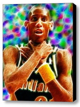 Framed Reggie Miller CHOKE 9X11 inch Limited Edition Art Print w/COA - £14.25 GBP