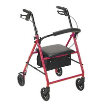Dynarex DynaGo Advantage Rollator, Foldable Rolling Walker, 6” Wheels,... - $84.91