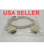 Lot of 4, 6ft DB9 RS232 serial modem extension cable. Male/Female, NEW! - $186.55 MXN