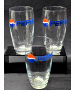 Vintage PEPSI COLA 6&quot; Glass - Flared Side Modern Style Logo - 16 Ounce S... - $24.40 CAD