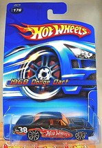 2006 Hot Wheels Collector #176 1968 DODGE DART Black w/Chrome 10 Spoke Wheels - £6.45 GBP