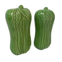 Celery Stalks Vegetable Salt And Pepper Shakers Large 5 Inch Vintage Cer... - $12.50