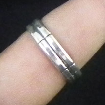 925 Sterling Silver Boho Design Sz 2-14 Band Wedding Ring Women Her Gift... - £21.11 GBP