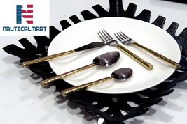 Al-Nurayn Brass cutlery set,gold flatware,stainless steel cutlery Set Of 2 - $69.00