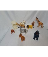 Vintage Little People Zoo Circus Safari Animals Lions Bear Giraffe Monke... - $53.35