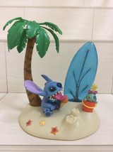 Disney Stitch And Scrump on Beach. Aloha Figure Toy Night Light Lamp. Ve... - £43.86 GBP