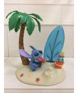 Disney Stitch And Scrump on Beach. Aloha Figure Toy Night Light Lamp. Ve... - £43.58 GBP