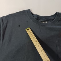 Carhartt K87 BLS NORTH BALDWIN UTILITIES Men Blue Cotton Short Sleeve T-Shirt XL image 6