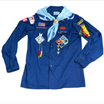 Vintage Boy Scouts of America Mixed Lot Patches Pins Scarf Shirt Tie Holder - £23.94 GBP
