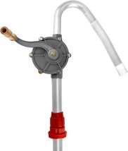 QWORK Aluminum Drum Rotary Hand Pump, Barrel Pump Hand Crank Oil Gas, 55... - £31.58 GBP