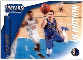 Luka Doncic 2018-19 Panini Threads in Motion Rookie Card (RC) #15 (Dallas Maveri - £38.32 GBP