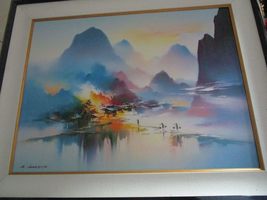 H. Leung Going Home - Village at Dusk Giclee Signed Numbered pick1 (Lett... - £591.73 GBP