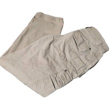 Duluth Trading Mens 38x30 Flex Fire Hose Pants Khaki Workwear Cargo Carpenter - £17.92 GBP