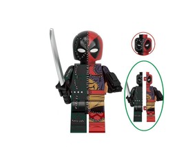 1 Evil Deadpool Marvel Comic Superhero Minifigure Block Toys - £7.17 GBP