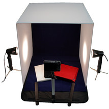 20&quot; Photography Photo Studio Cube Tent Light Box + 50W Lighting Stand Ki... - £57.54 GBP